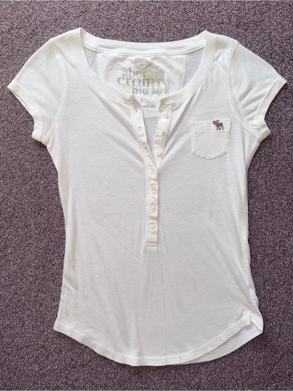 Vintage Y2K Abercrombie 2000s Henley Top